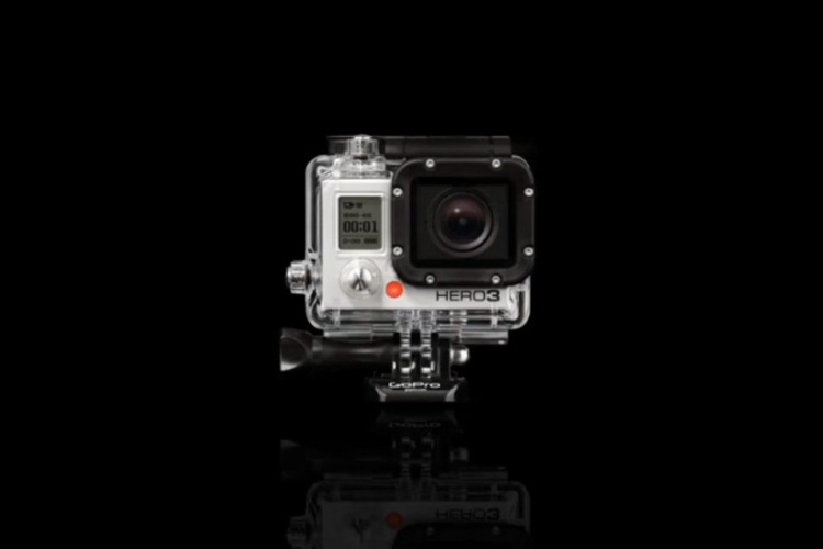 Первое видео с квадрокоптера GoPro